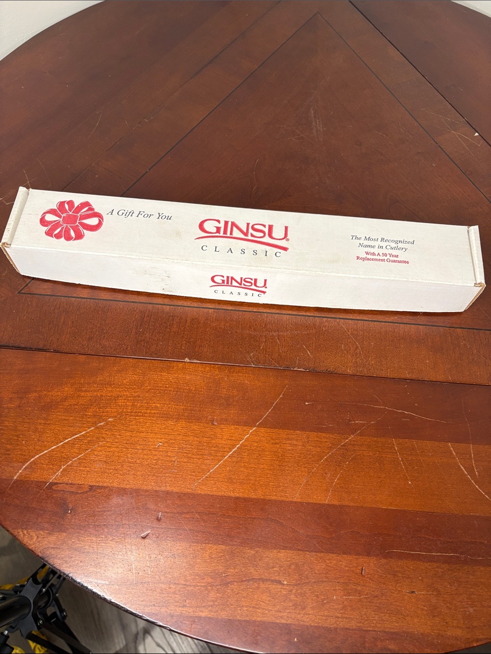Vintage Ginsu Classic Carving Knife & Fork 2 Pc Set NIB